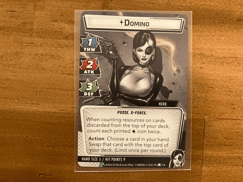 Domino hero card