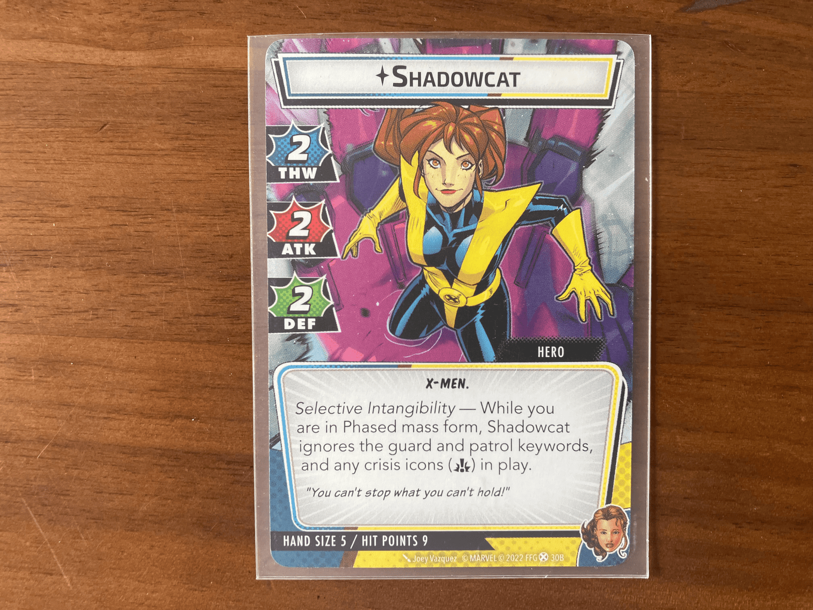 Shadowcat hero card