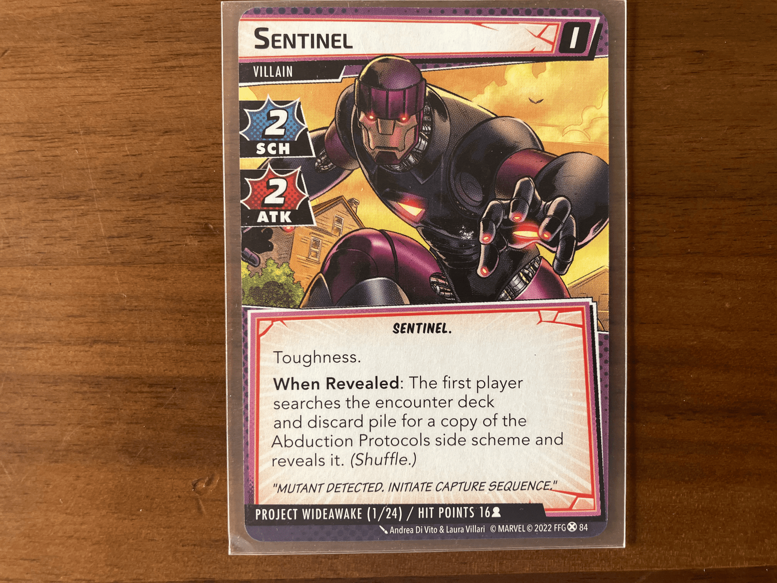 Sentinel villain card