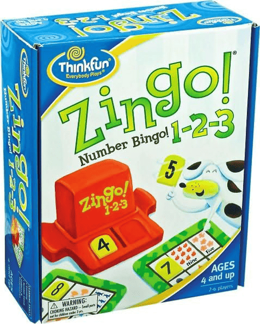 Zingo 1-2-3 game box