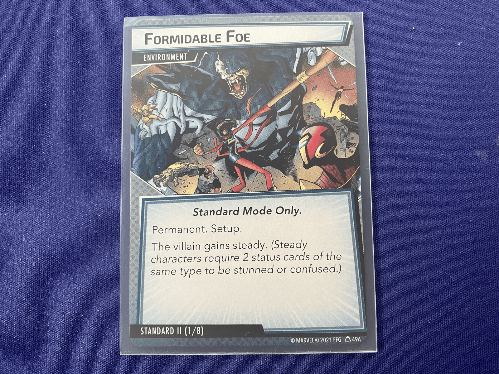 Formidable Foe card, standard side