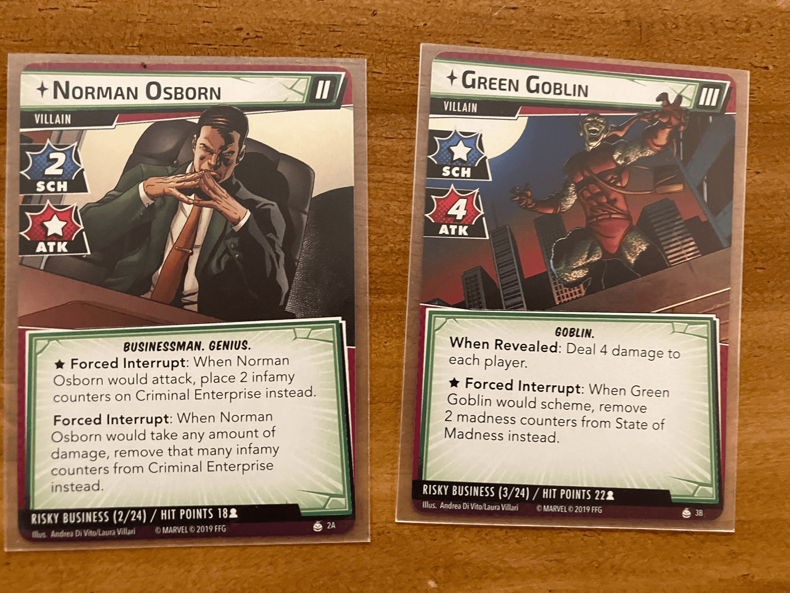 Marvel Champions Green Goblin Scenarios Pack