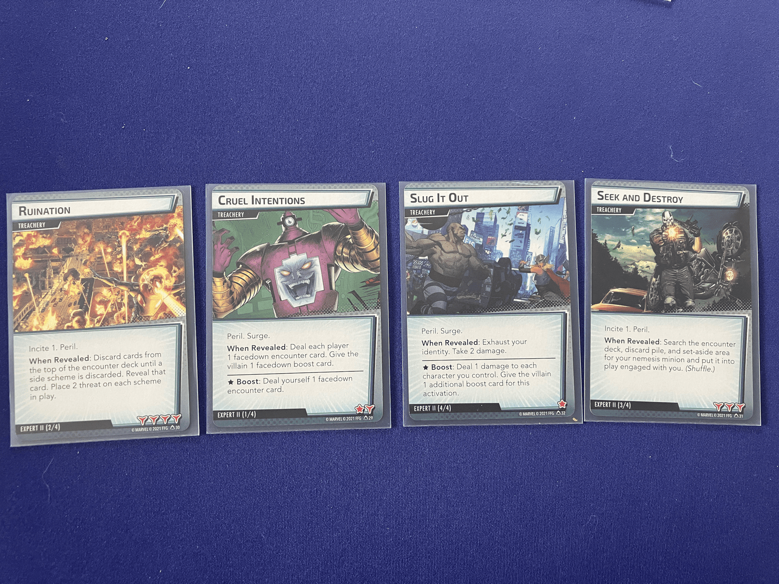 Expert II encounter cards