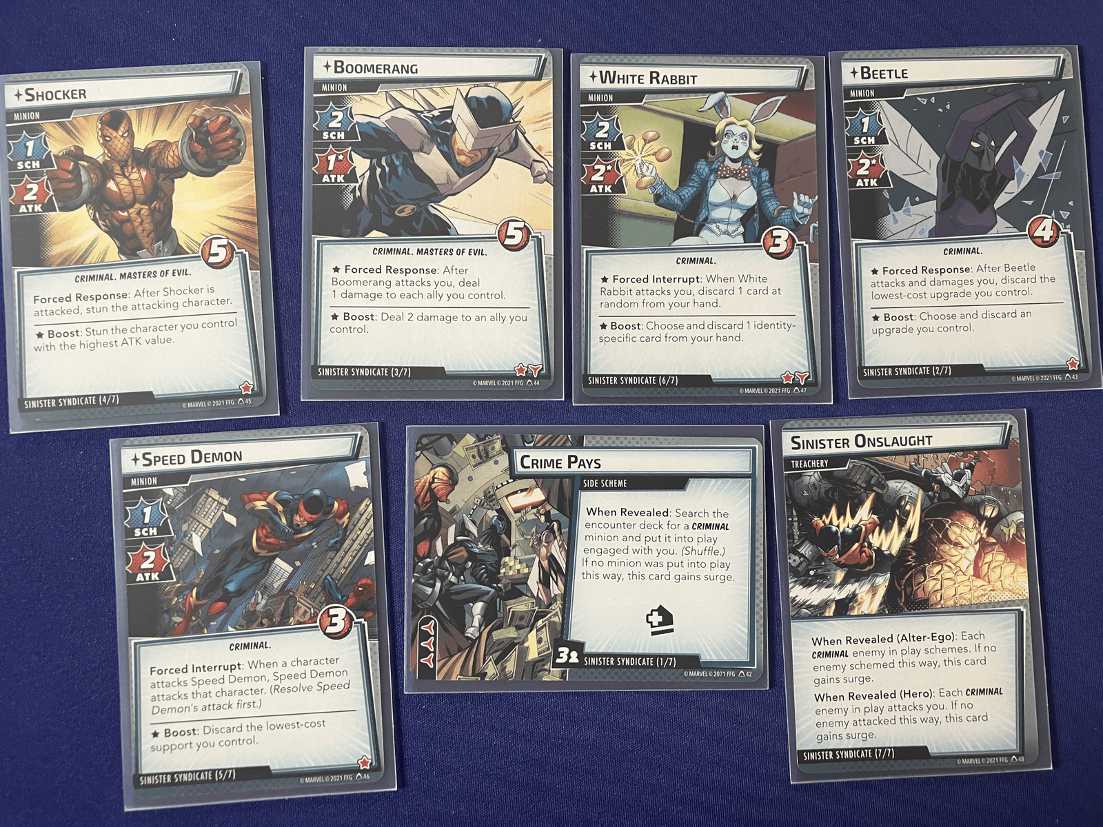 The Sinister Syndicate encounter set