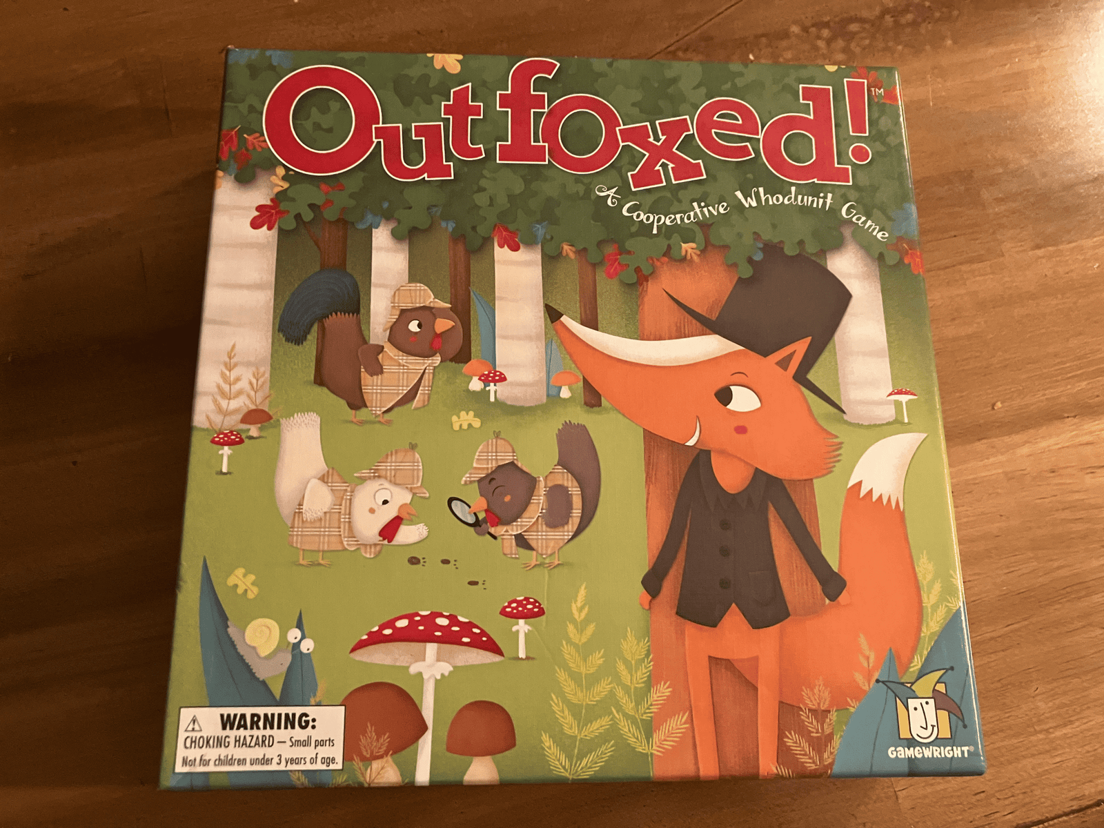 Outfoxed game box