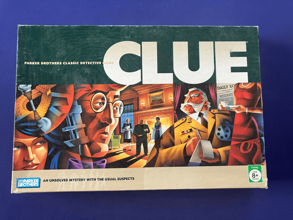Clue board game box