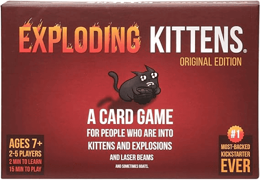Exploding Kittens game box