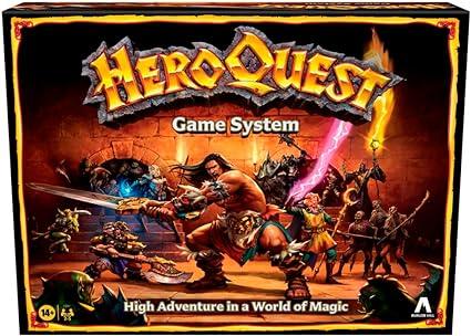A box with a game board Hero Quest