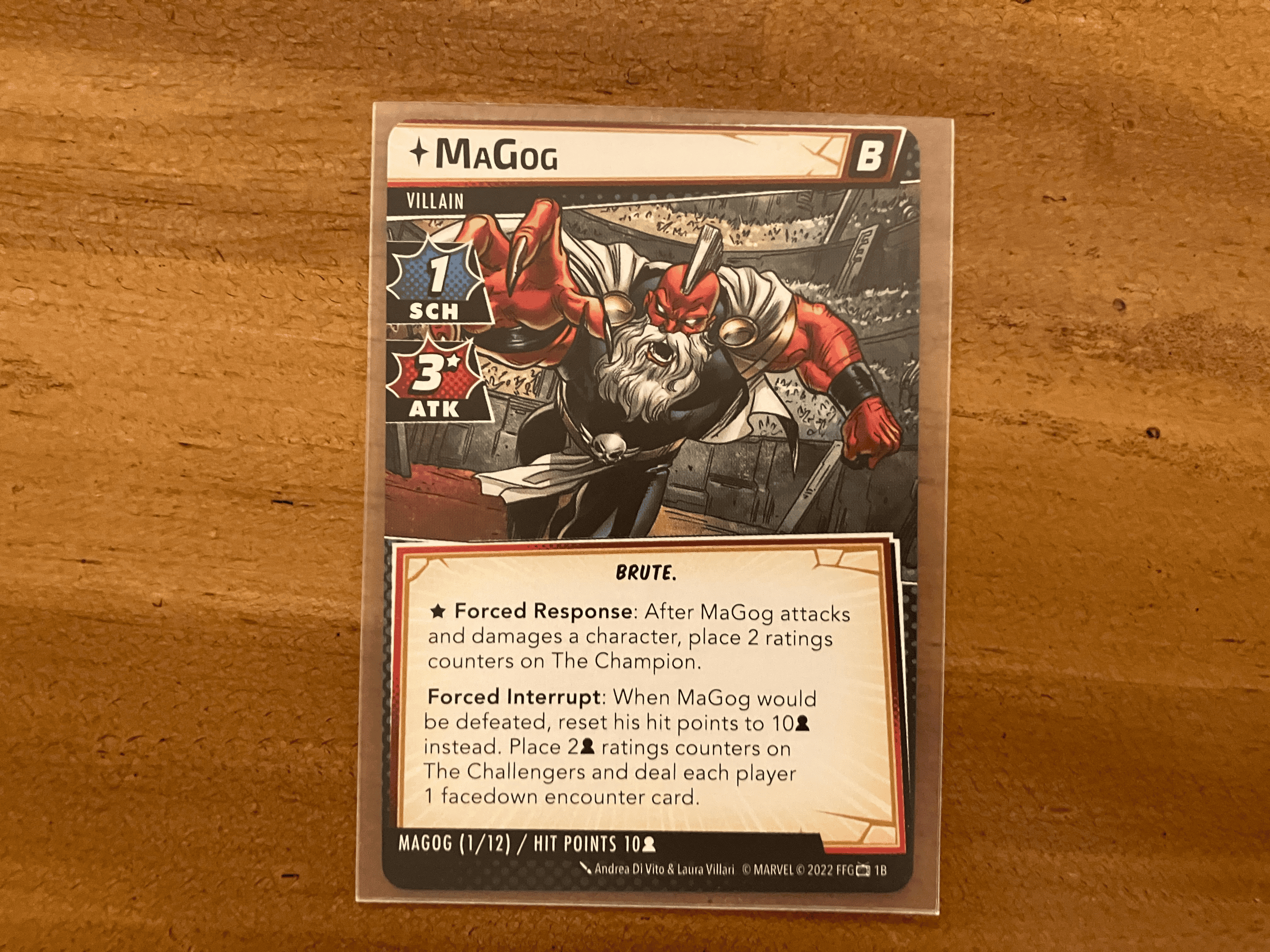 Magog villain card