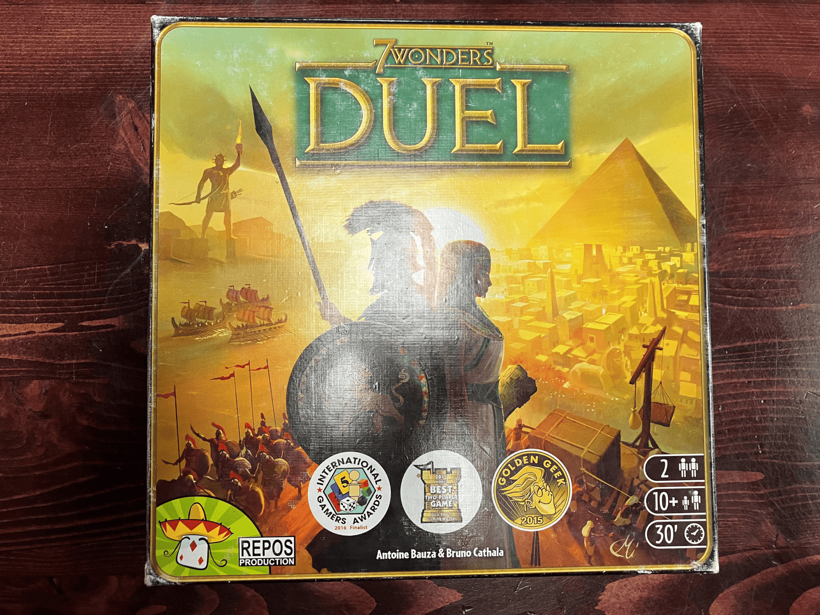 7 Wonders Duel game box