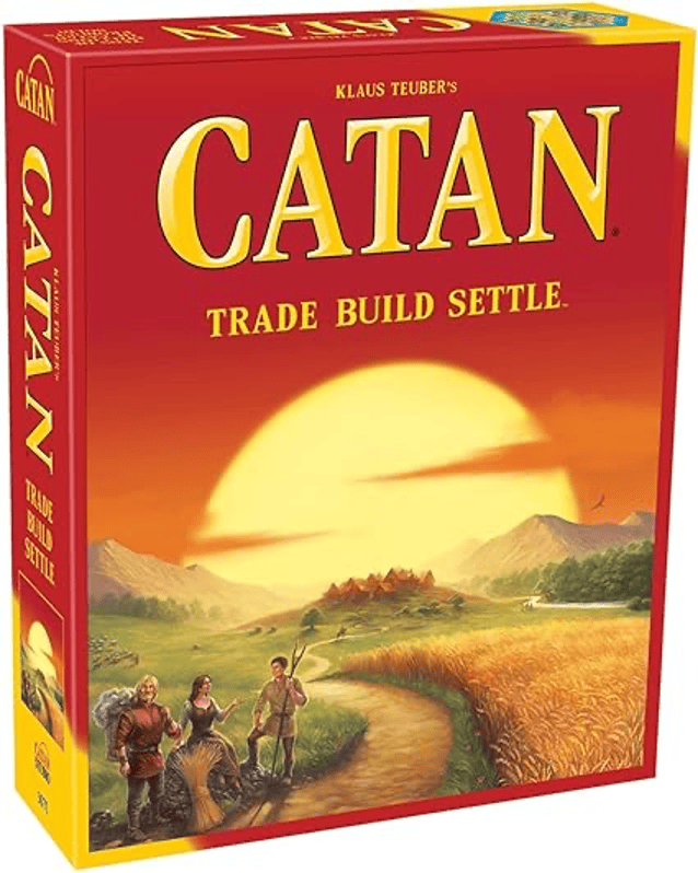 Original Catan game box