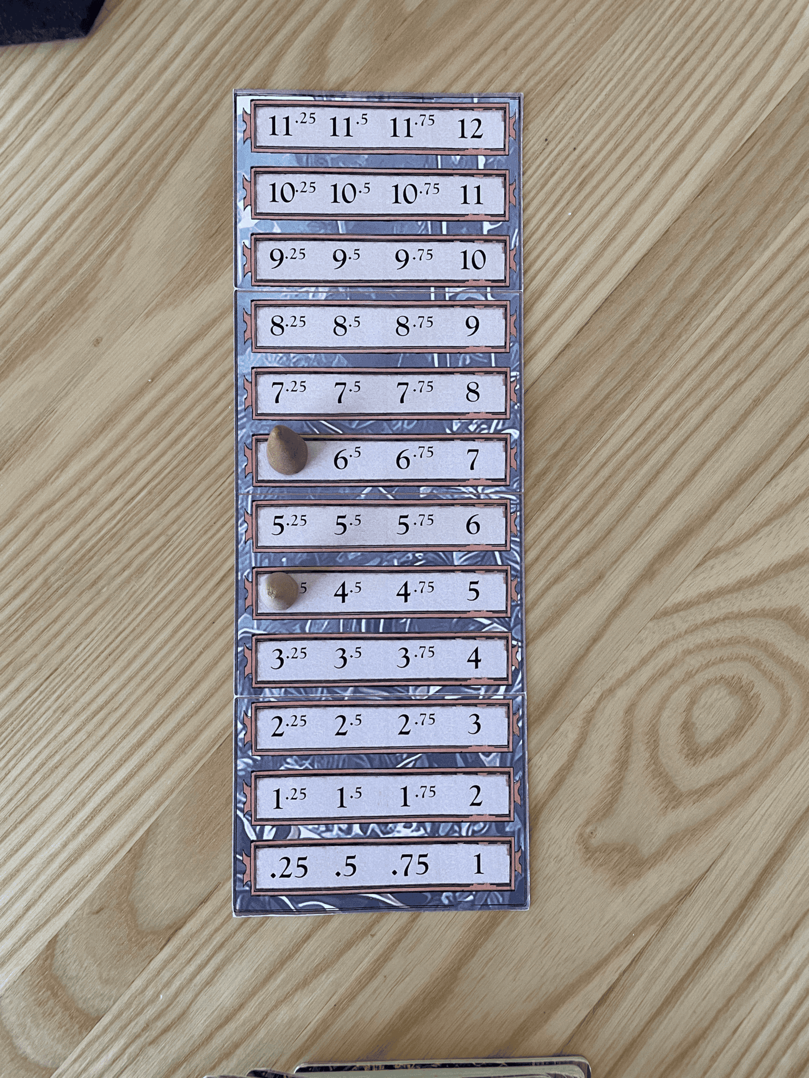 improved score sheets