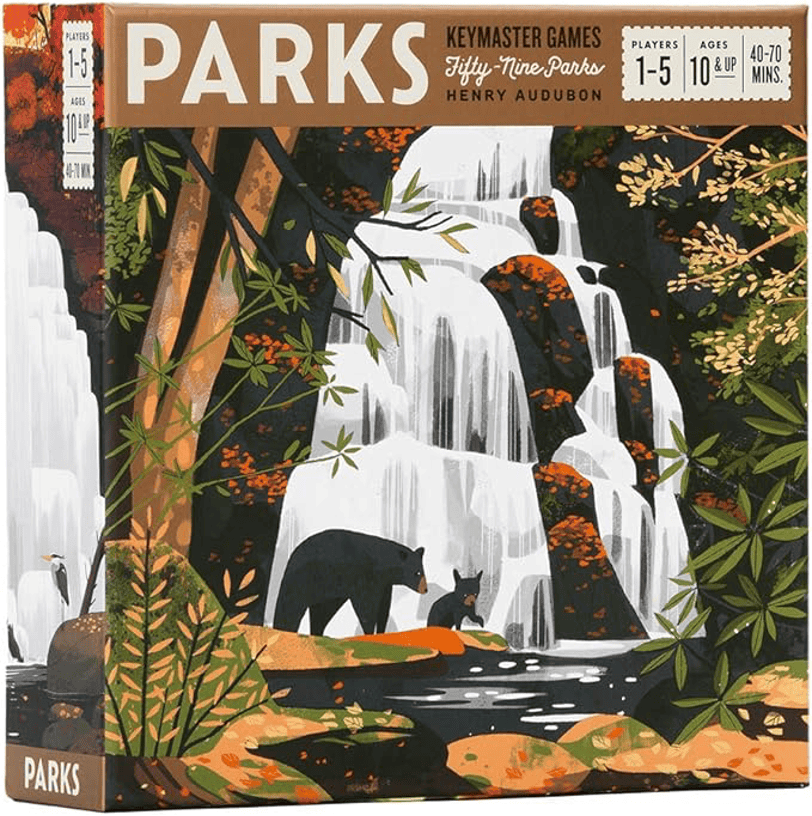 Parks board game box