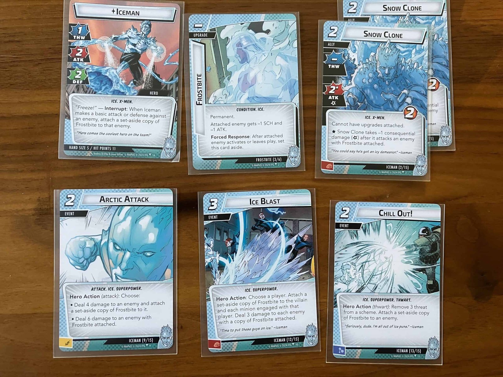 Iceman signature cards