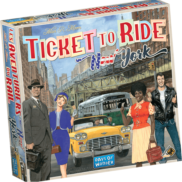Ticket to Ride: New York - fun family board games