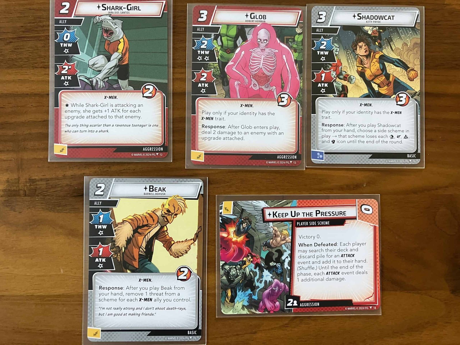 Allies and player side scheme from the Iceman hero pack