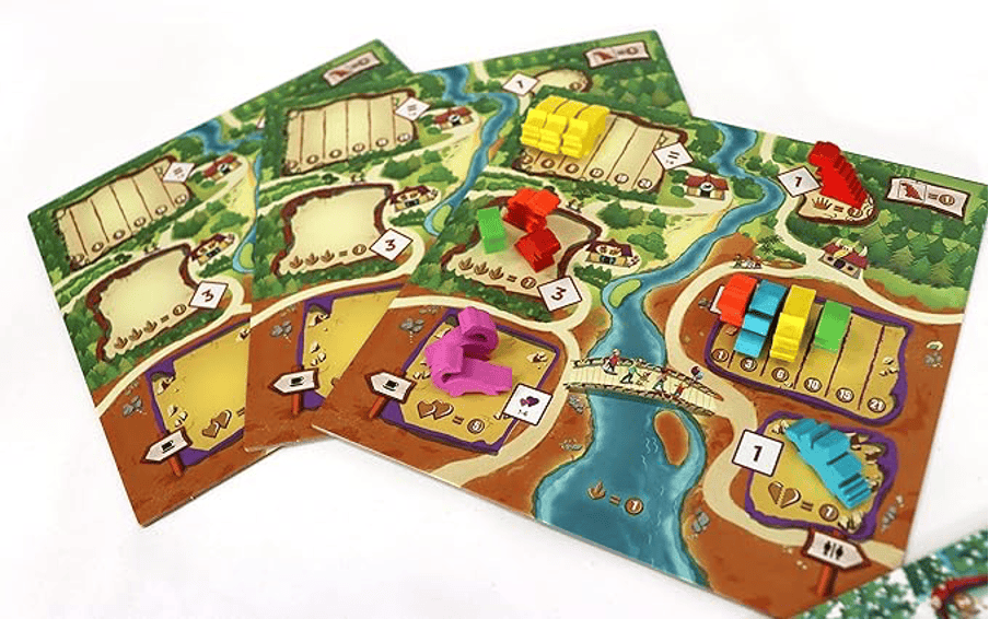 Draftosaurus game boards