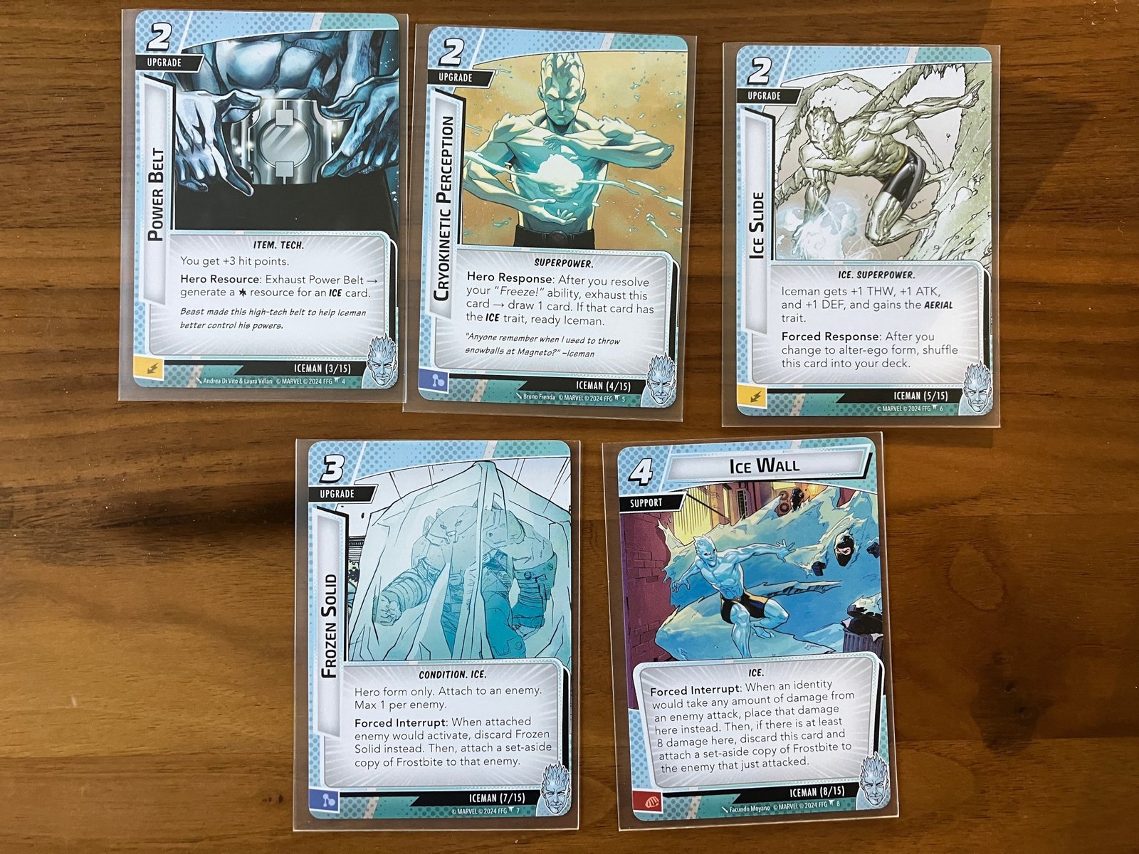 Iceman signature cards