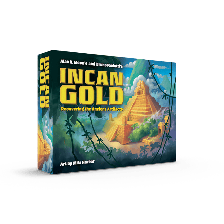 Incan Gold game box - 8 player board games