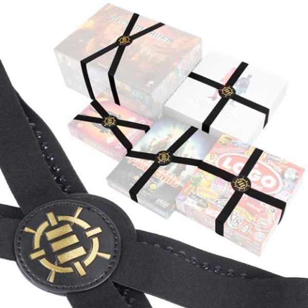 Board Game bands - diy board game storage ideas