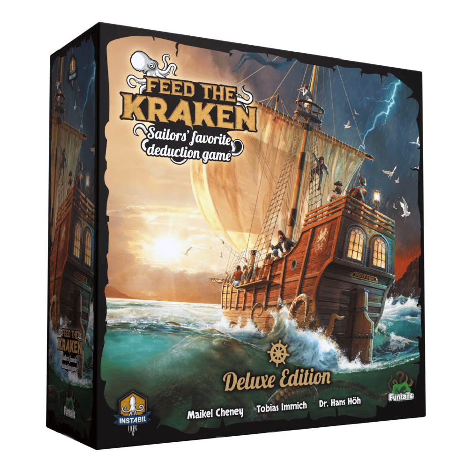 Feed the Kraken game box - board games for 8 players