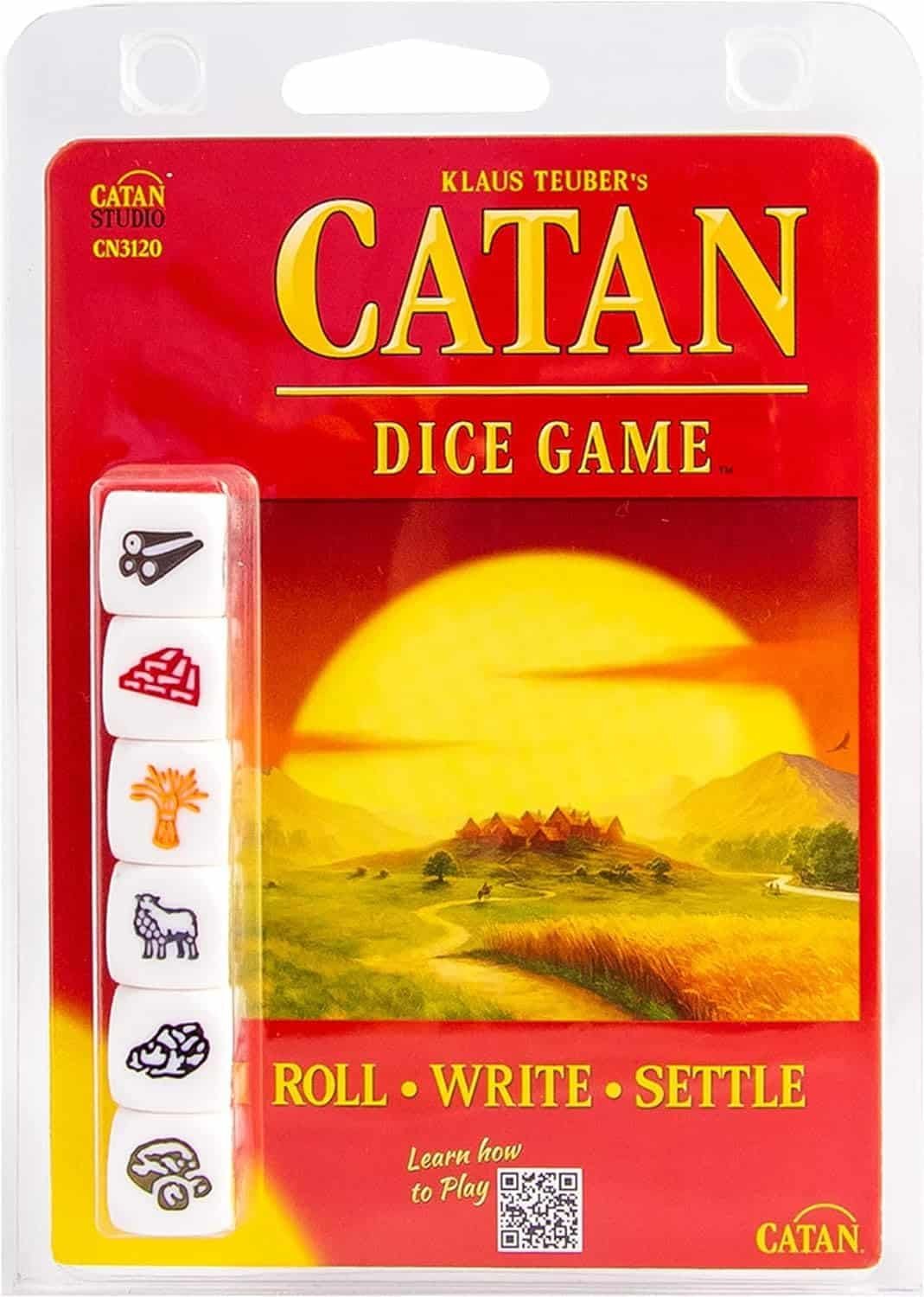 Catan Dice Game - best travel games for kids
