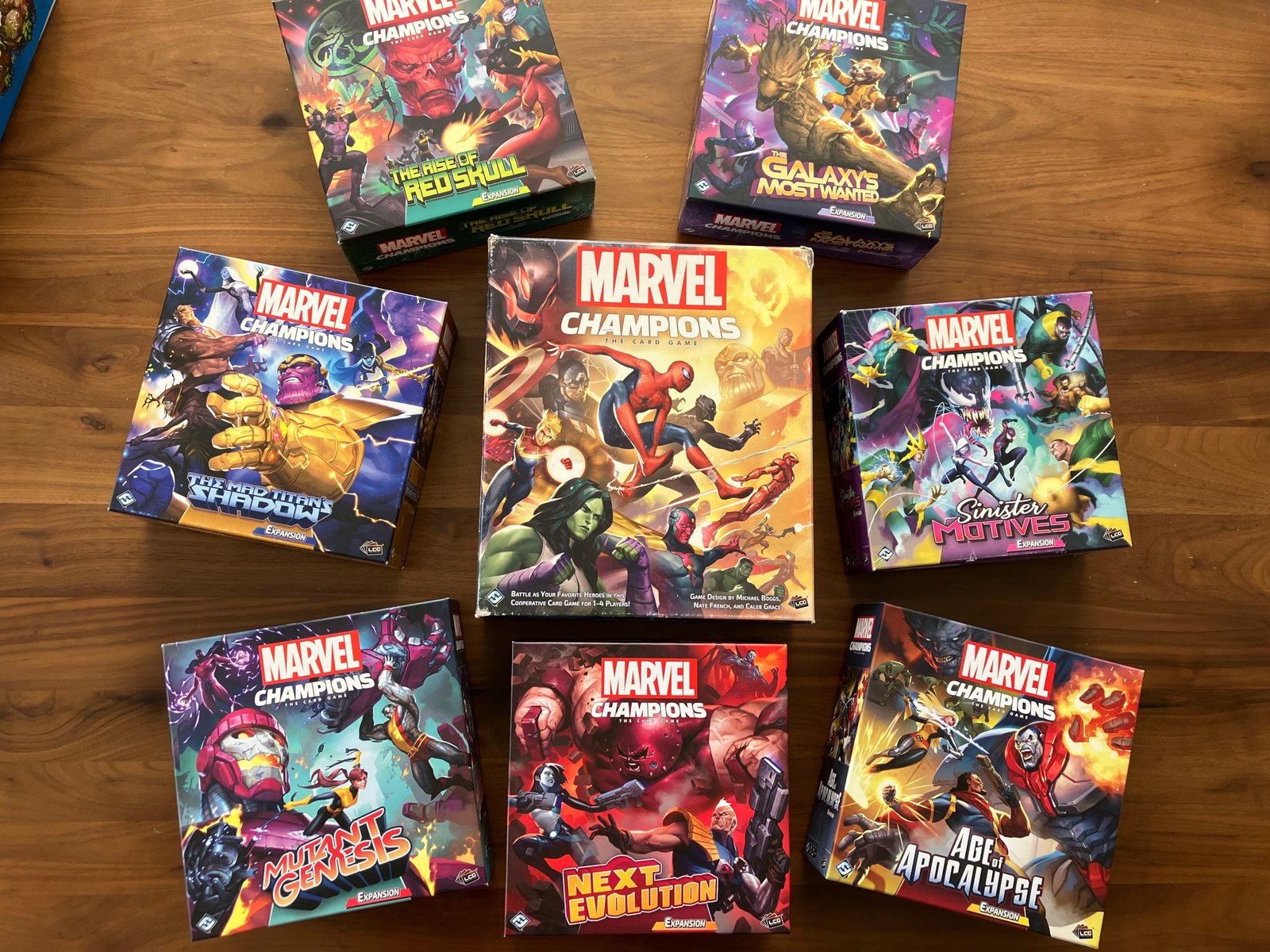 marvel champions card game expansions
