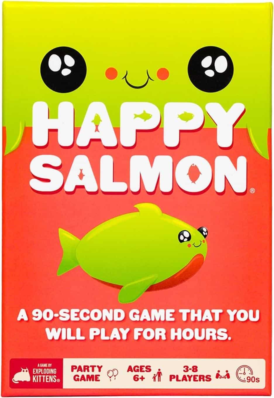 Happy Salmon Game - easy kids card games