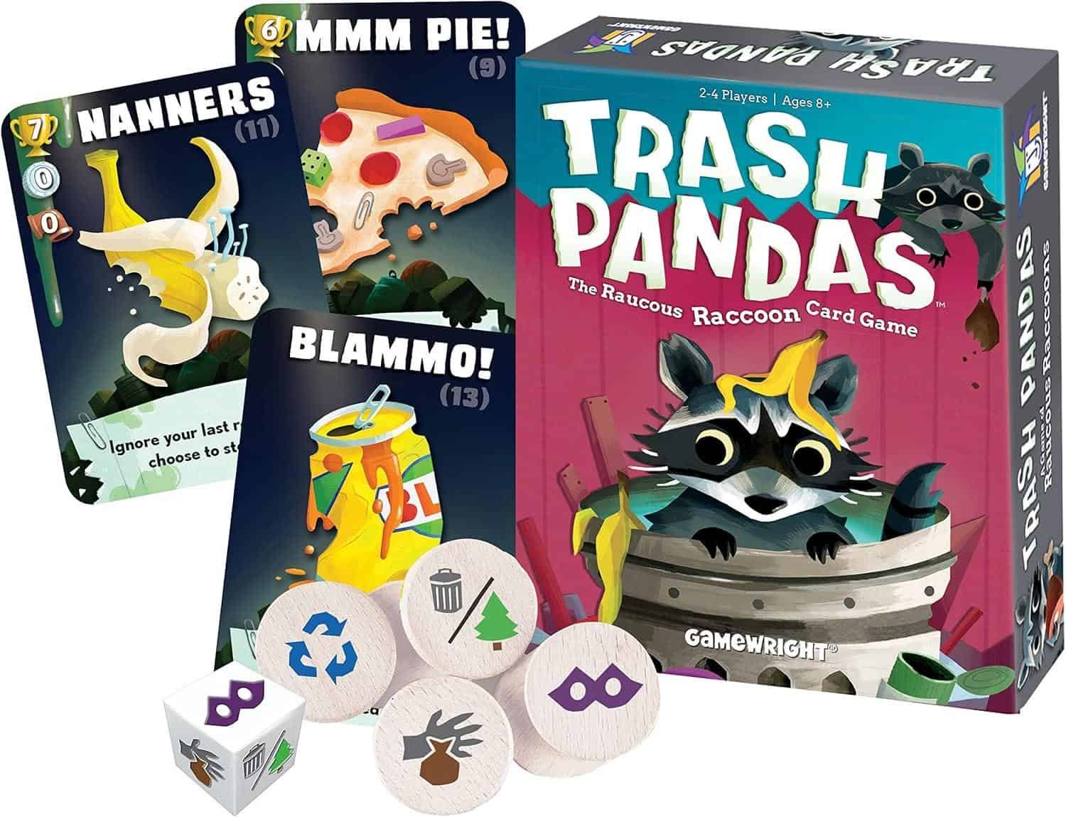 Trash Pandas Game - fun card games for kids
