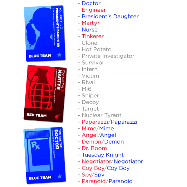 two rooms and a boom roles