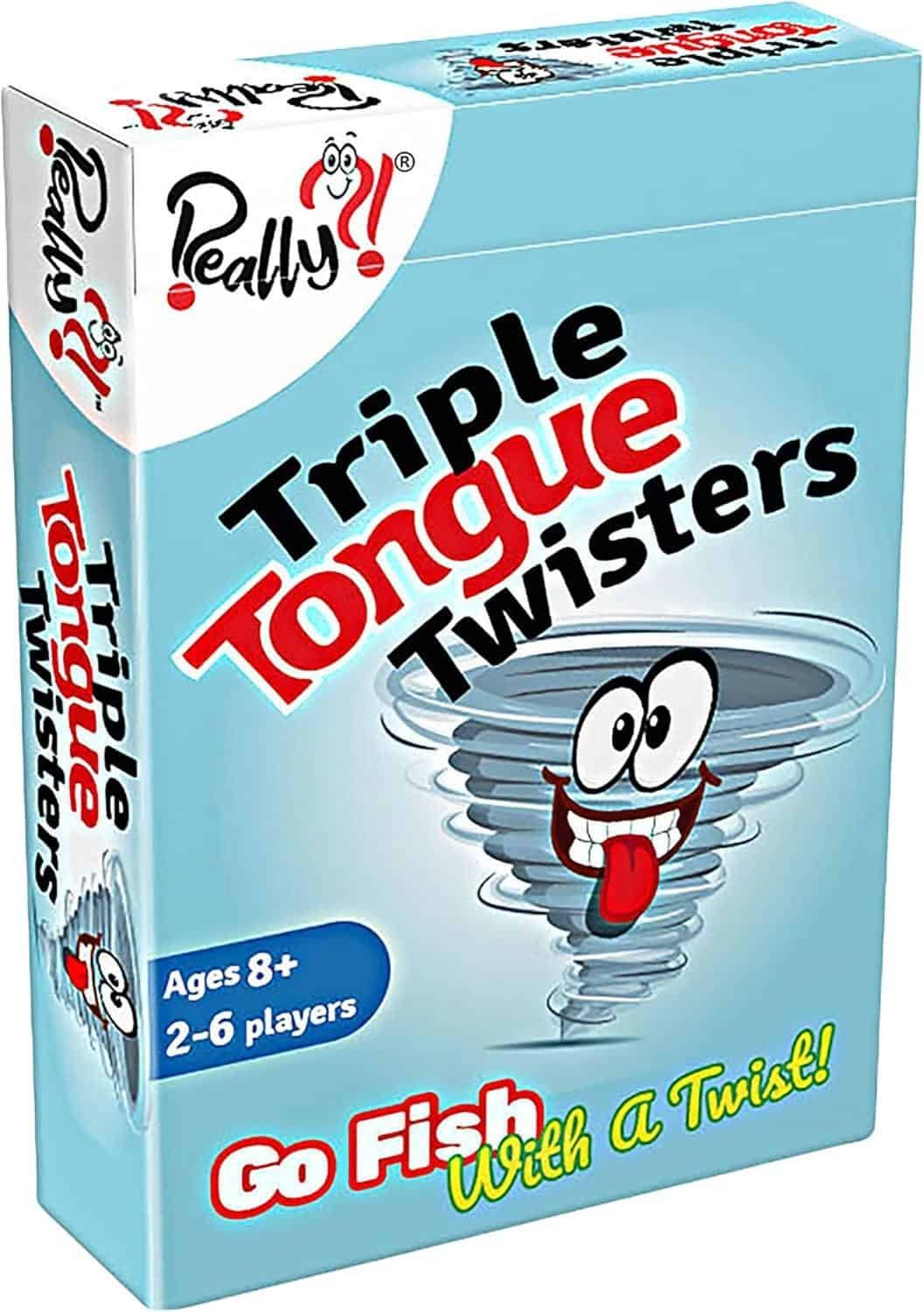 Triple Tongue Twisters Game - best card games for kids
