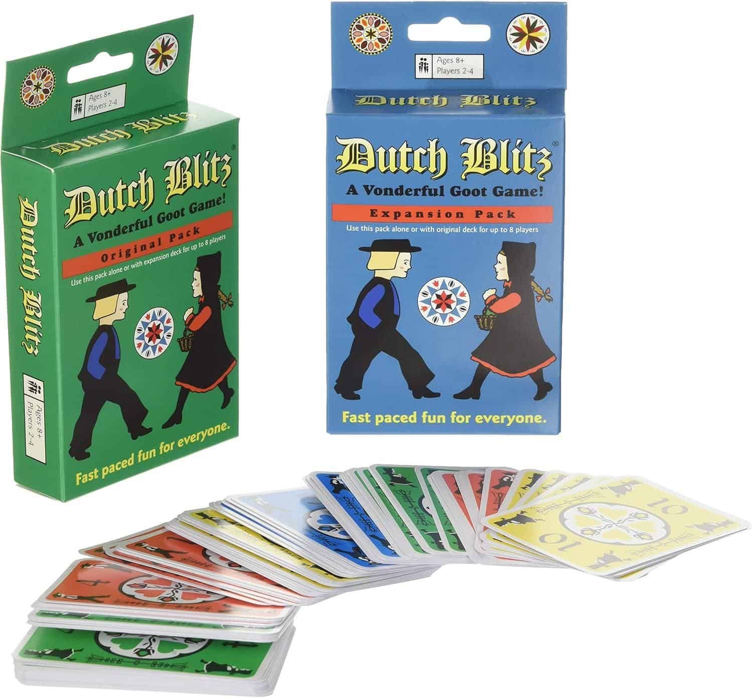 Dutch Blitz Game with Expansion - card games for kids