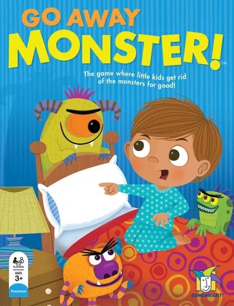 Go Away Monster Game - toddlers board games
