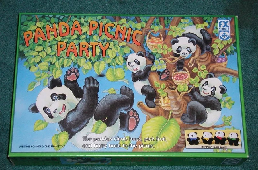 Panda Picnic Party Game - board games toddlers