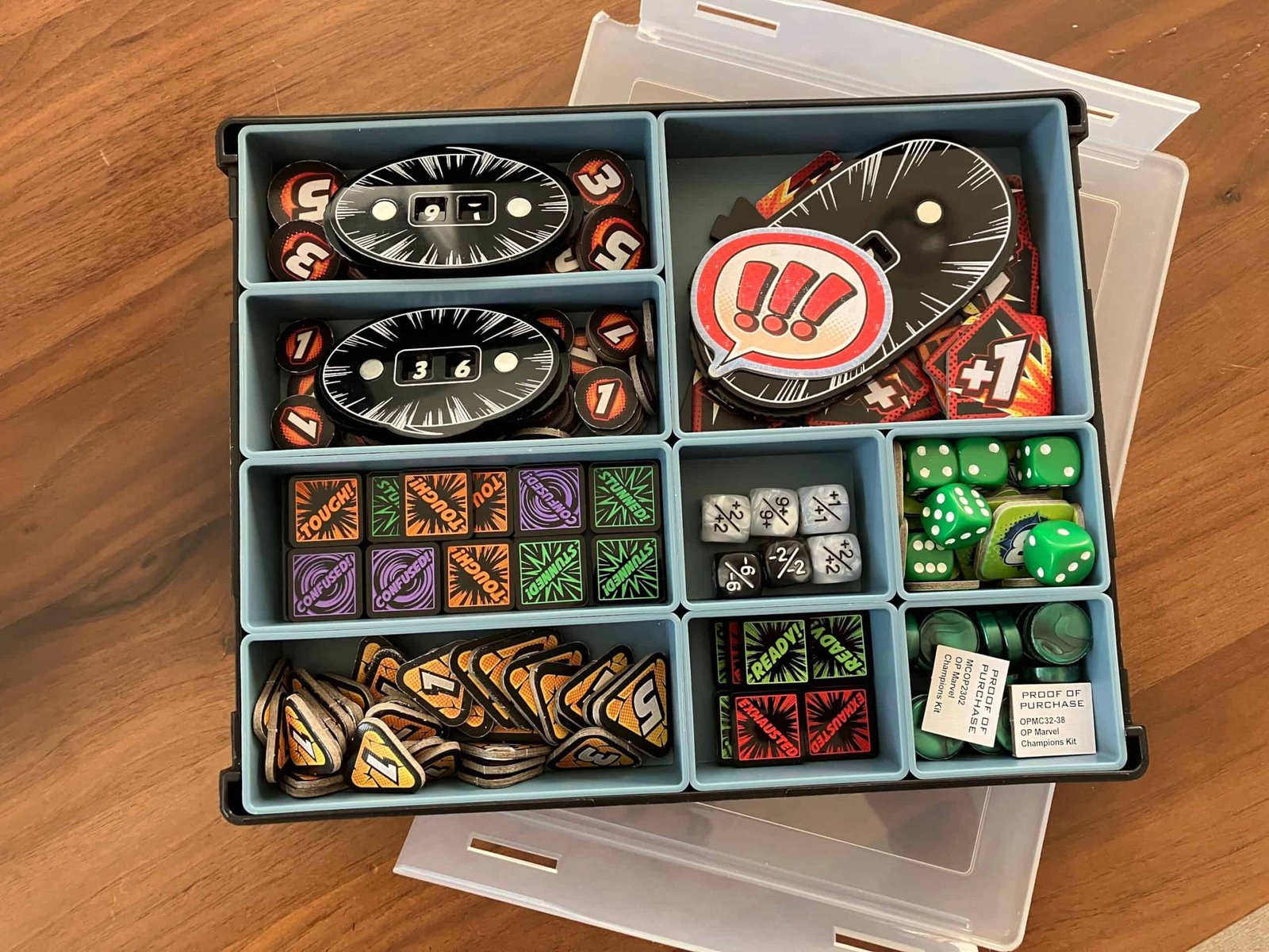 Gamegenic Token silo - marvel champions storage box