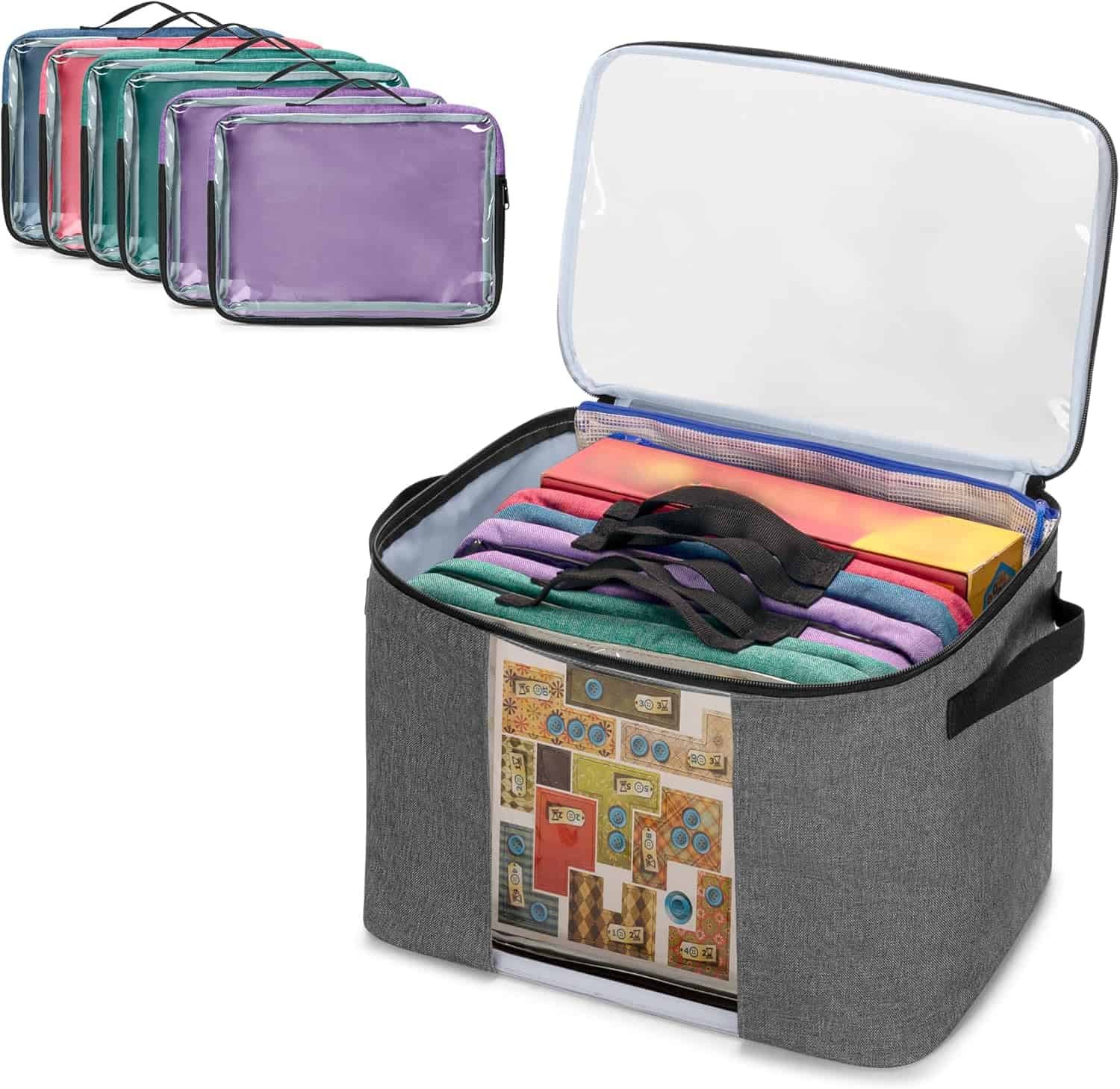 Board Game Storage Bag with Zipper Seal Bags - board game bag