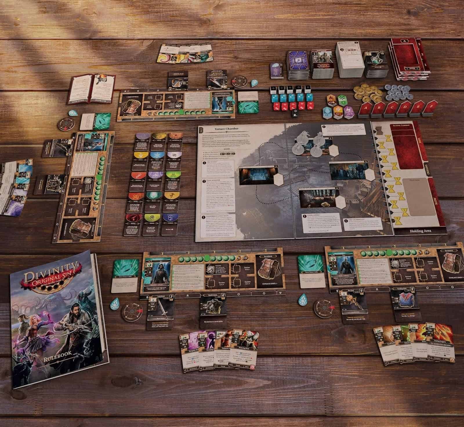 Divinity Original Sin Board Game Set-Up