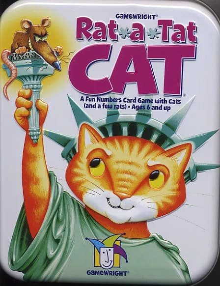 Rat-a-Tat Cat Game - simple board games for preschoolers