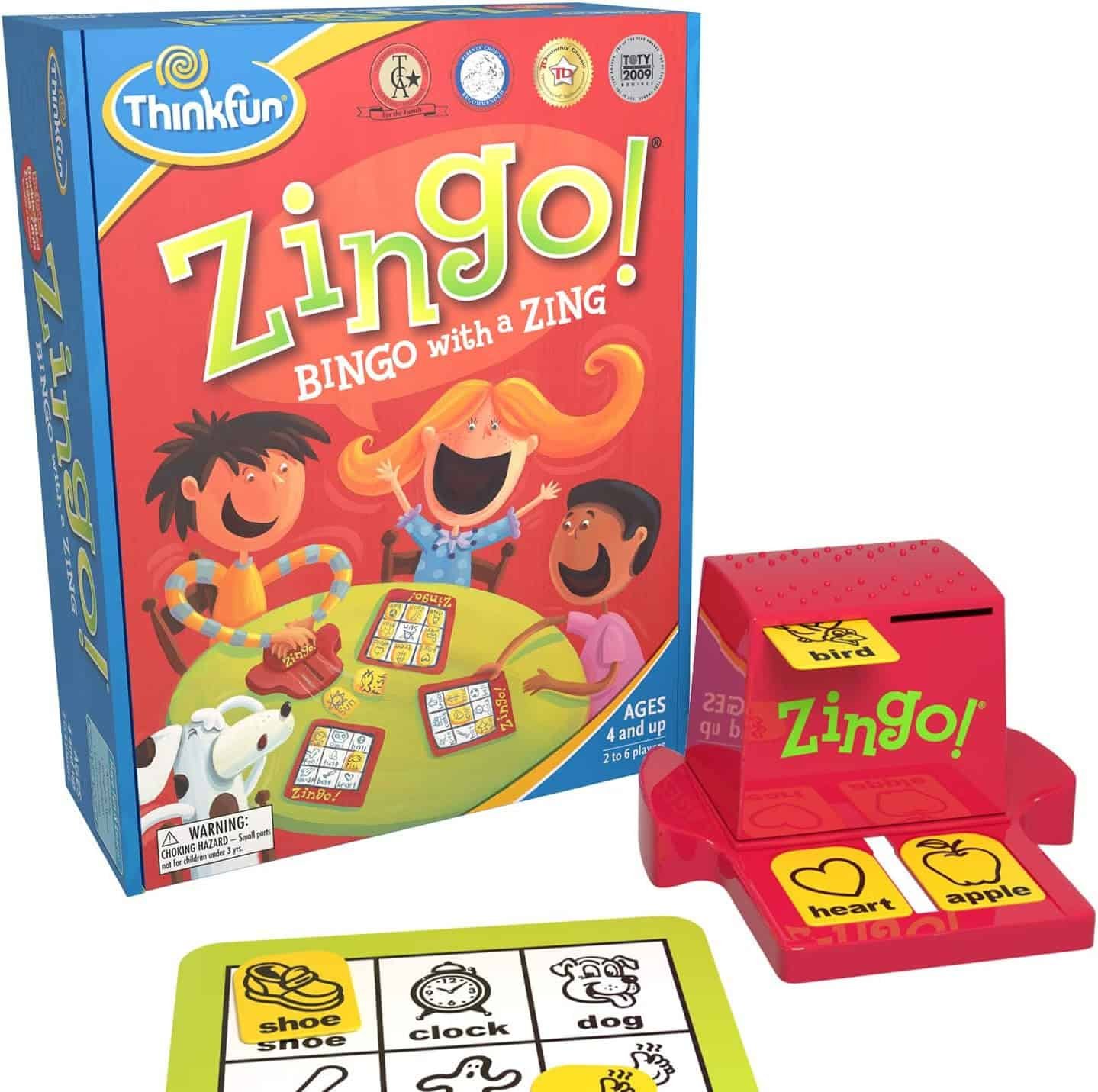 Zingo! Game - board games for preschoolers