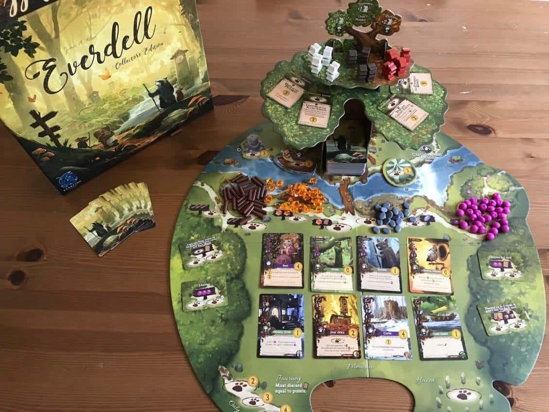 everdell board game Set-Up