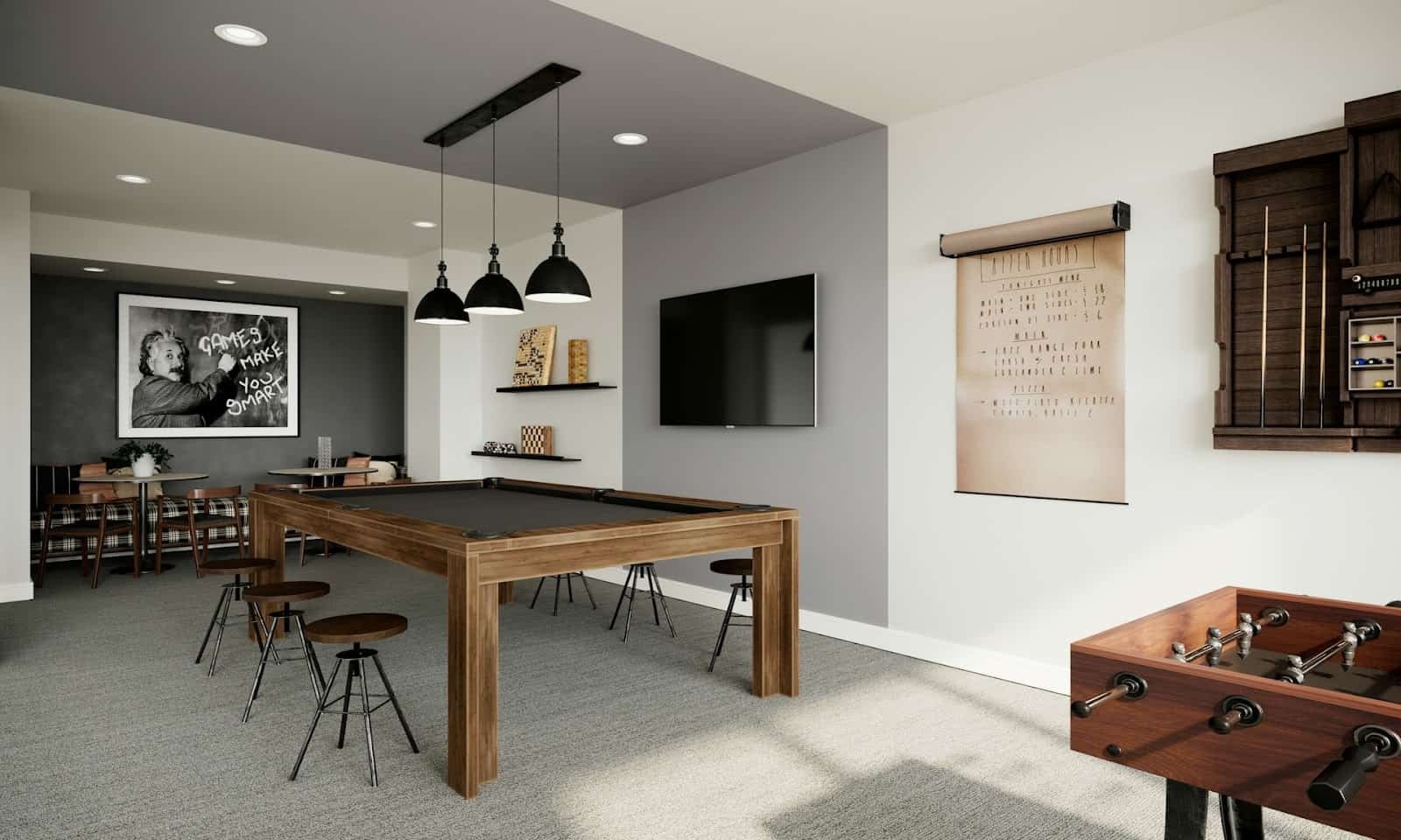 board game room decor