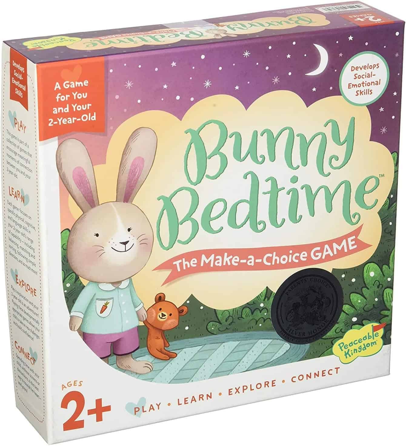 Bunny Bedtime Make-a-Choice Game for Preschooler