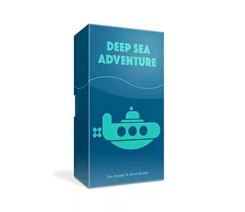 Oink Games Deep Sea Adventure - Award-Winning Japanese Push Your Luck Game | Play Both Boost & Original Versions | Perfect Stocking Stuffer | 2-6 Players | Ages 8+