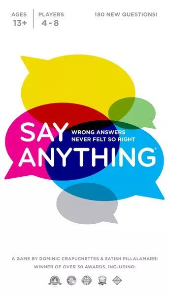 Say Anything Game - games similar to apples to apples