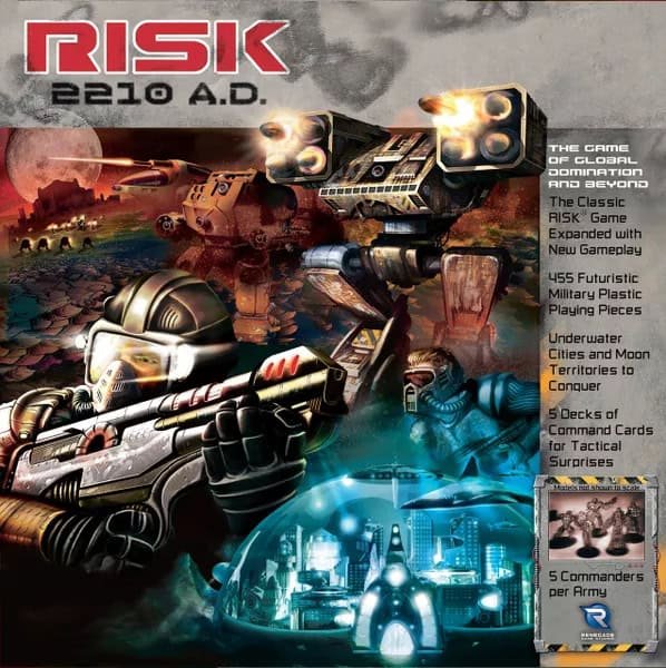 Risk 2210 A.D. Game - long 2 player board games