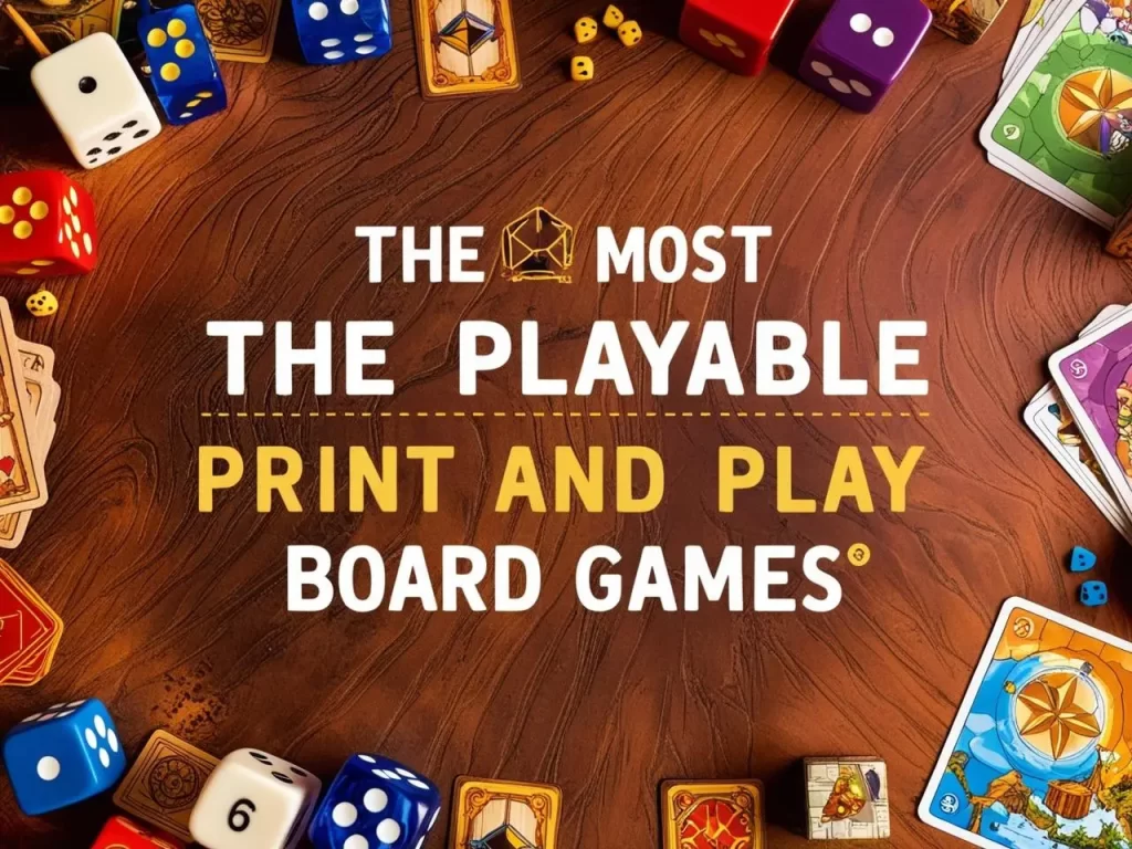 best print and play board games