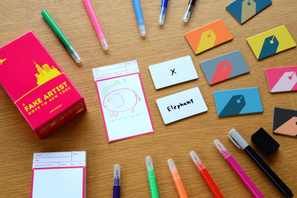 A Fake Artist Goes to New York Game - games like telestrations