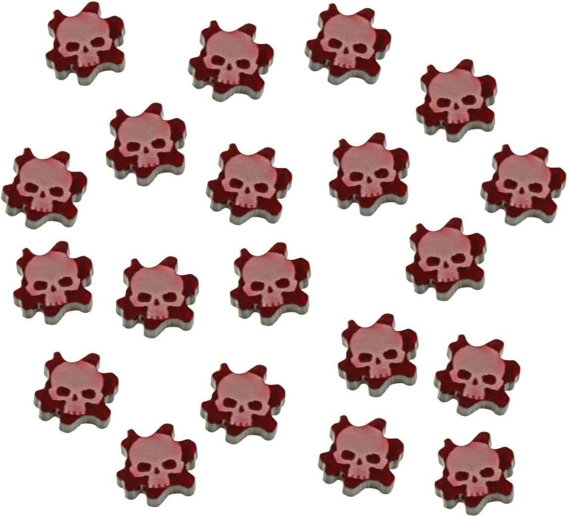 LITKO Flesh Wound Tokens Compatible with Warhammer