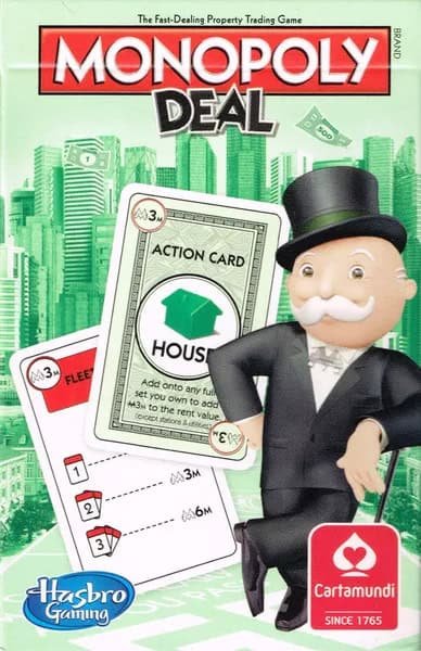 Monopoly Deal Game - games to play when bored