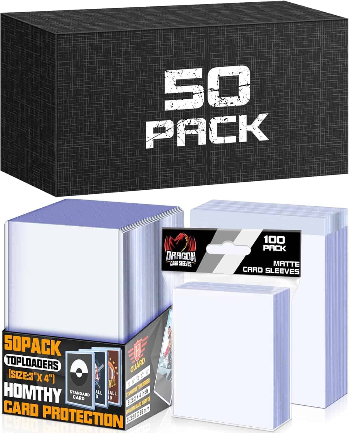 Homthy Toploader Card Sleeves